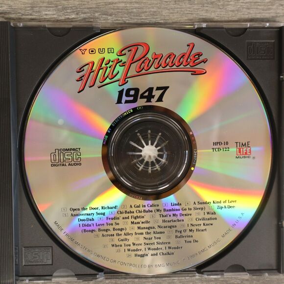 1947 Your Hit Parade 24 Track CD 1989 Time Life Music Various Artists Mix - Picture 5 of 10